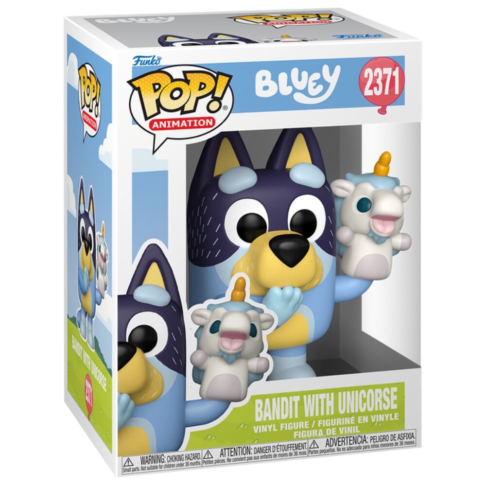 Figura POP Bluey Bandit with Unicourse