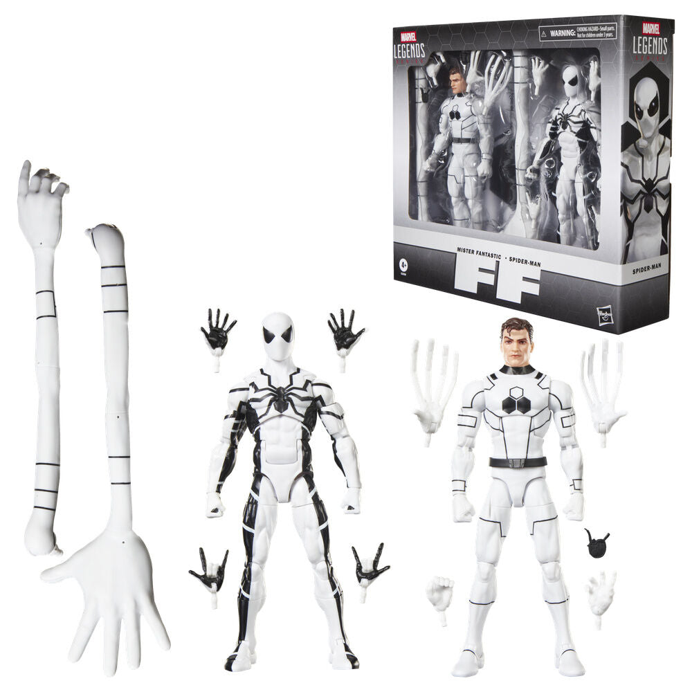 MARVEL LEGENDS FUTURE FOUNDATION MISTER FANTASTIC AND SPIDER-MAN ACTION Figuras