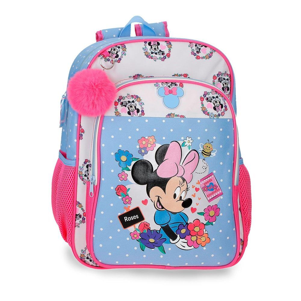 Mochila Flowers Minnie Disney 40cm adaptable Frikytopia