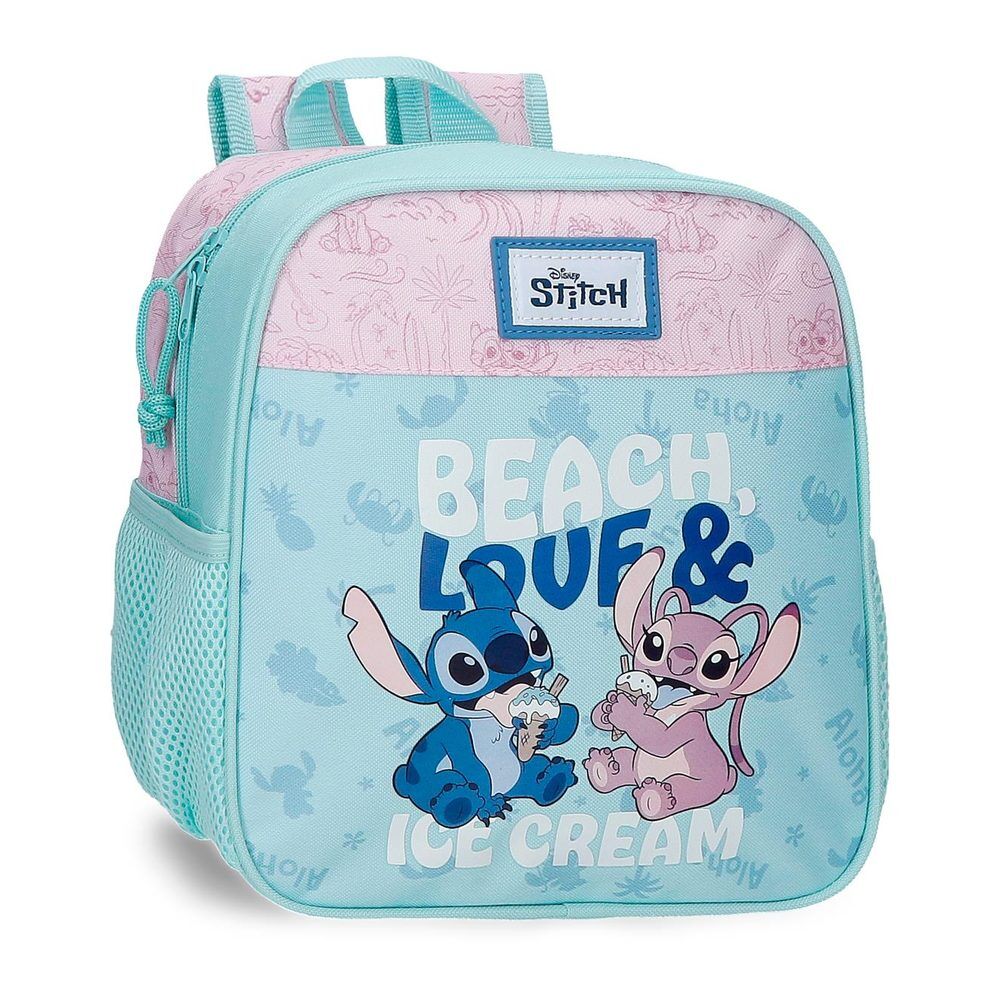 Mochila Beach & Love Stitch Disney 25cm adaptable Frikytopia