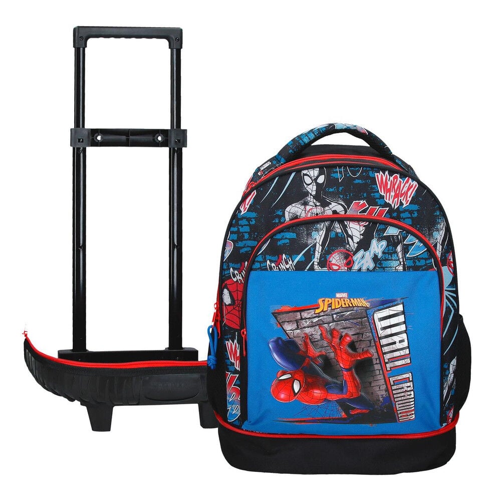Trolley compact Wall Crawler Spiderman Marvel extraible 43cm
