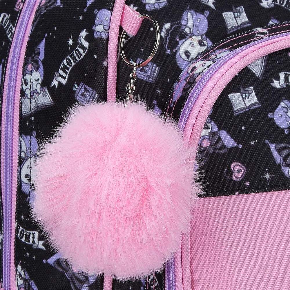 Mochila Fortune Telling Kuromi Hello Kitty 33cm adaptable