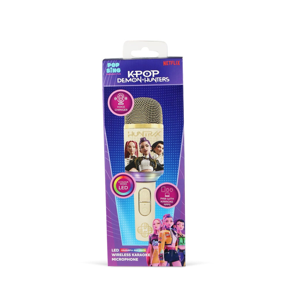 Micro Karaoke LED Golden Kpop Demon Hunter