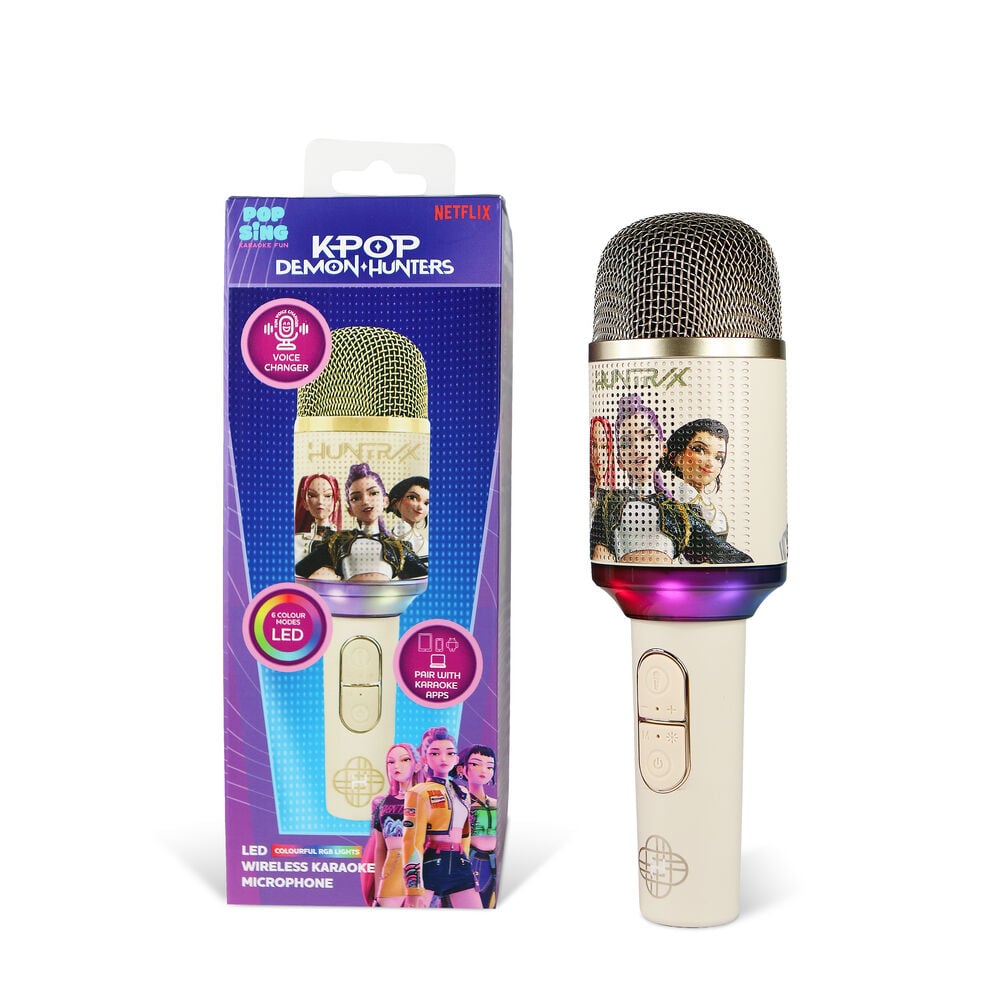 Micro Karaoke LED Golden Kpop Demon Hunter Frikytopia