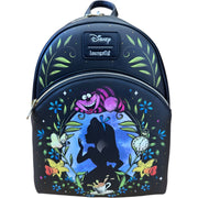 Mochila Disney Alice In Wonderland Floral Glow Collection Loungefly 26 cm