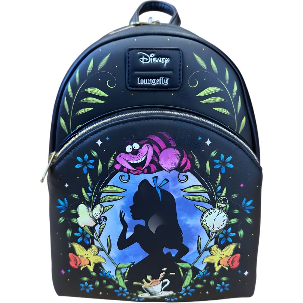 Mochila Disney Alice In Wonderland Floral Glow Collection Loungefly 26 cm Frikytopia