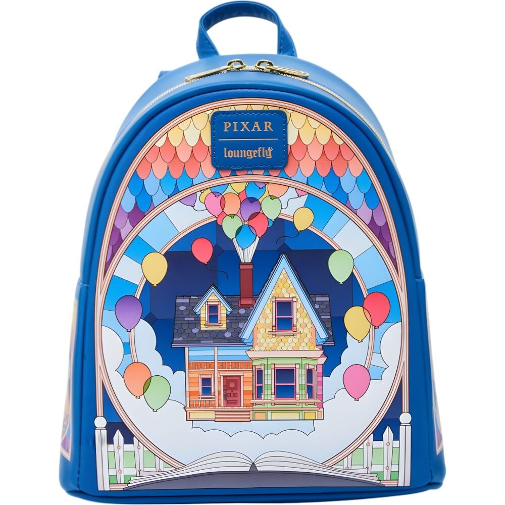 Mochila Stained Glass Up Disney Pixar Loungefly 26cm