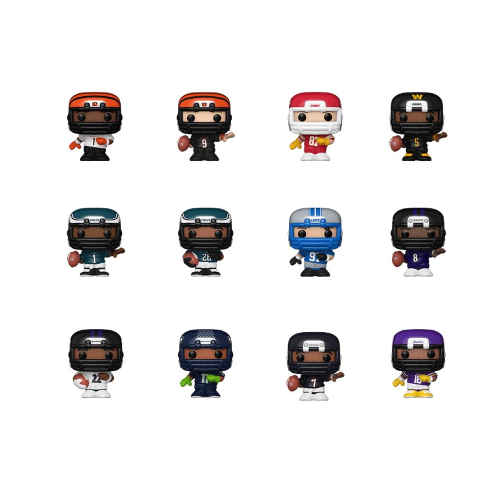 NFL Mystery Bitty POP! Vinyl Figuras 2 cm Series 2 Blind Box Expositor (24)