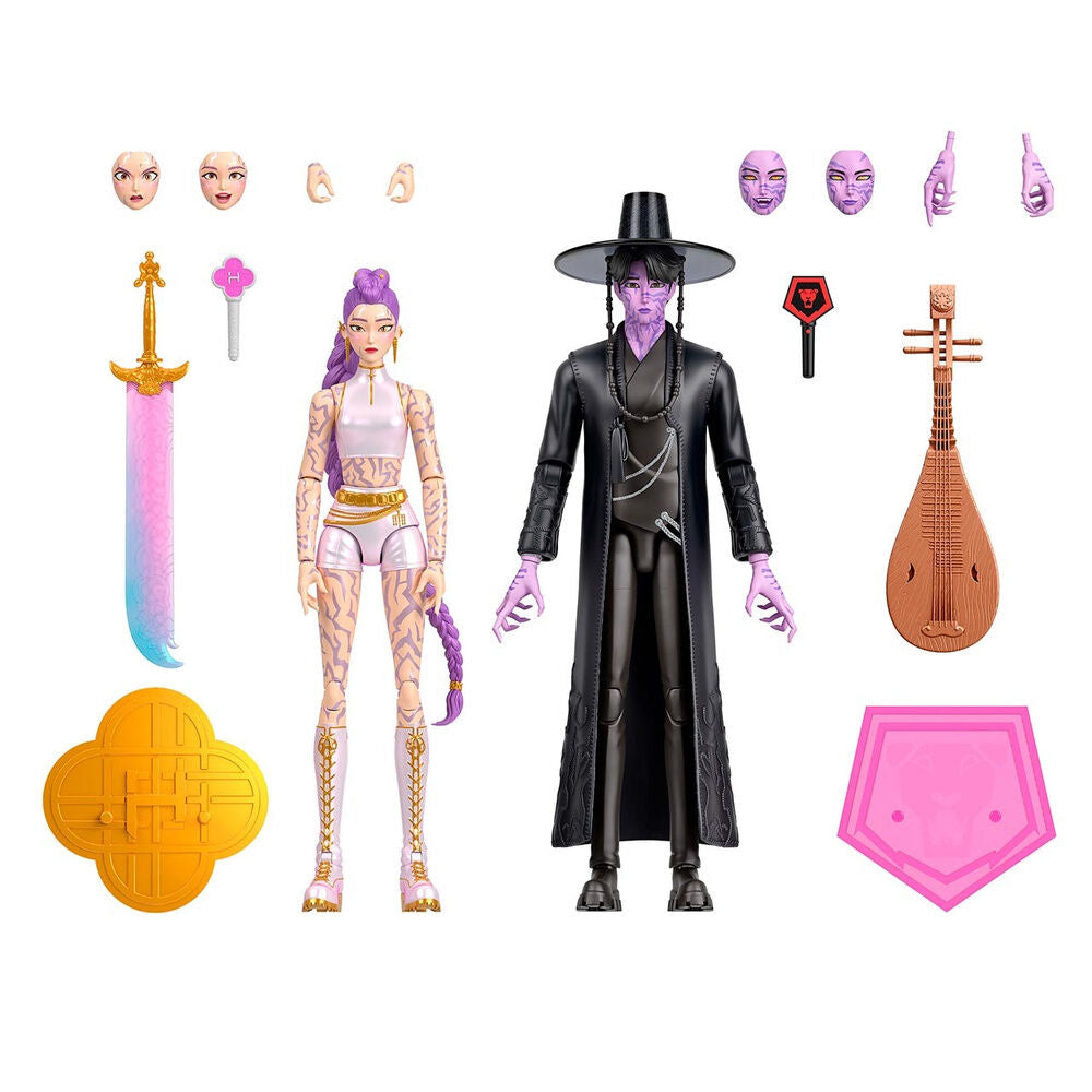 KPop Demon Hunters Pack de 2 Figuras Rumi & Jinu (Final Battle) 15 cm