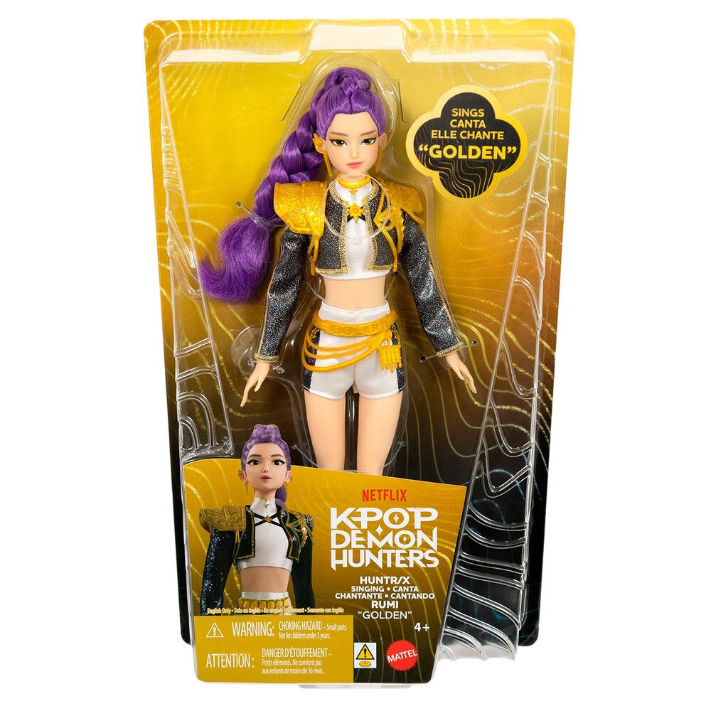 KPop Demon Hunters Muñeca Cantante Huntrix Rumi (Golden)