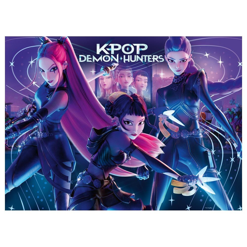 Puzzle Rumi, Mira & Zoey KPop Demon Hunters XXL 300pzs