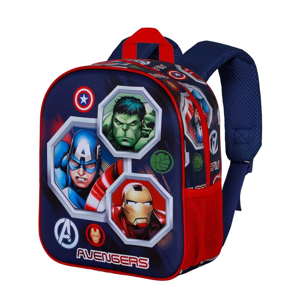 Mochila 3D Assemble Vengadores Avengers Marvel 31cm Frikytopia