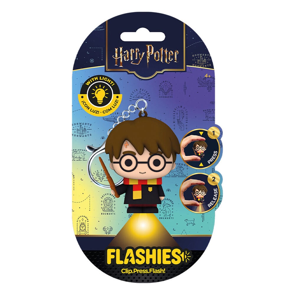 Llavero figura 3D con luz Harry - Harry Potter Flashies Frikytopia