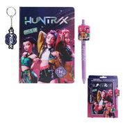 Cuaderno + boligrafo + llavero K-Pop Demon Hunters