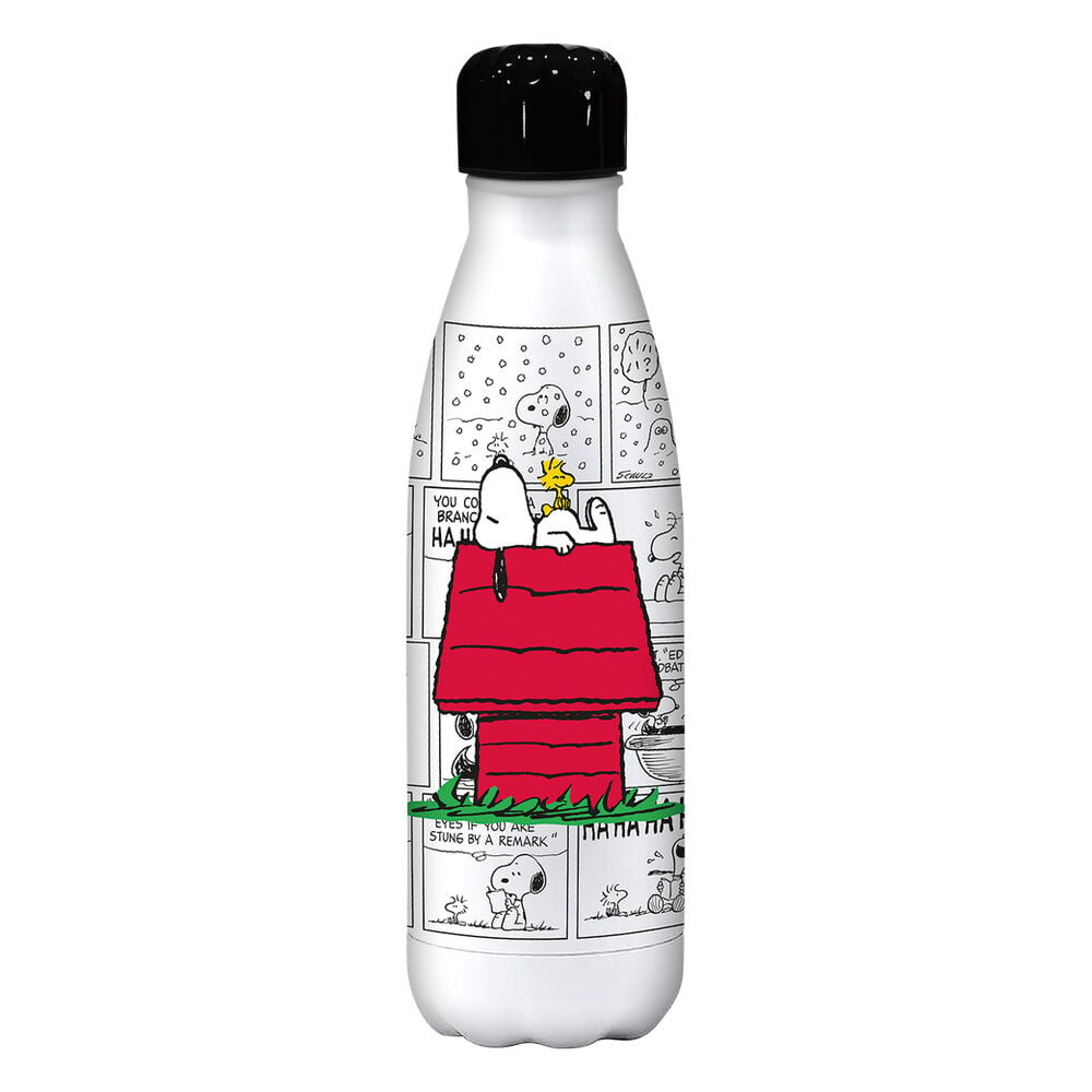 Botella acero inoxidable Snoopy Peanuts 500ml Frikytopia