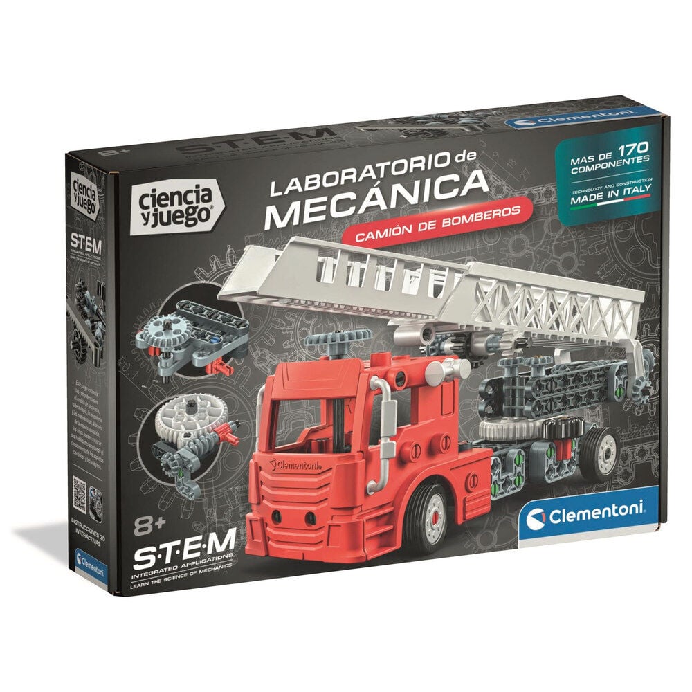 Juego Laboratorio Mecanica Camion de Bomberos S.T.E.M Frikytopia