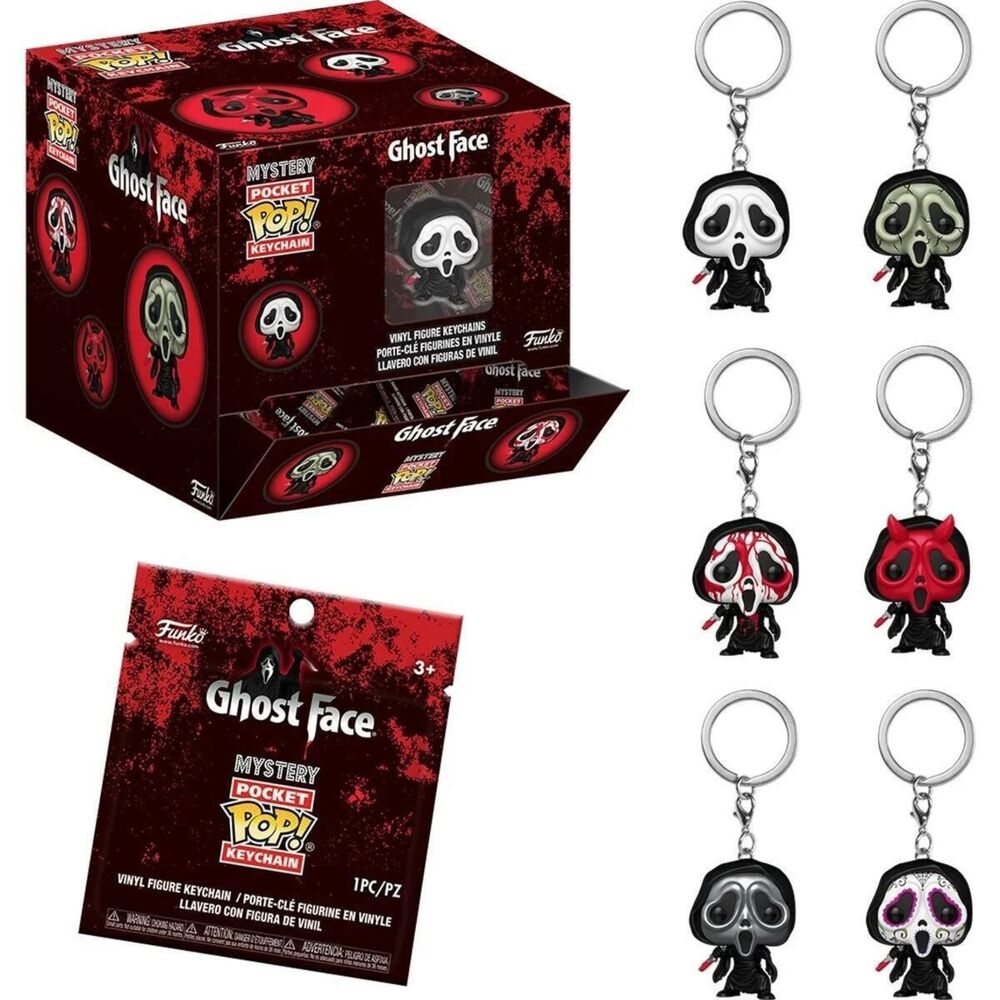 Llavero Pocket POP Mystery Ghost Face surtido Frikytopia