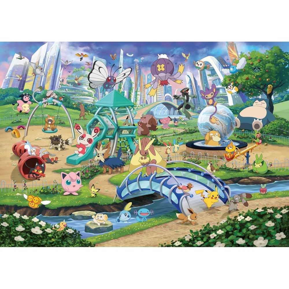 Puzzle Eevee y el Parque Pokemon Breakout 1 1000pzs Frikytopia