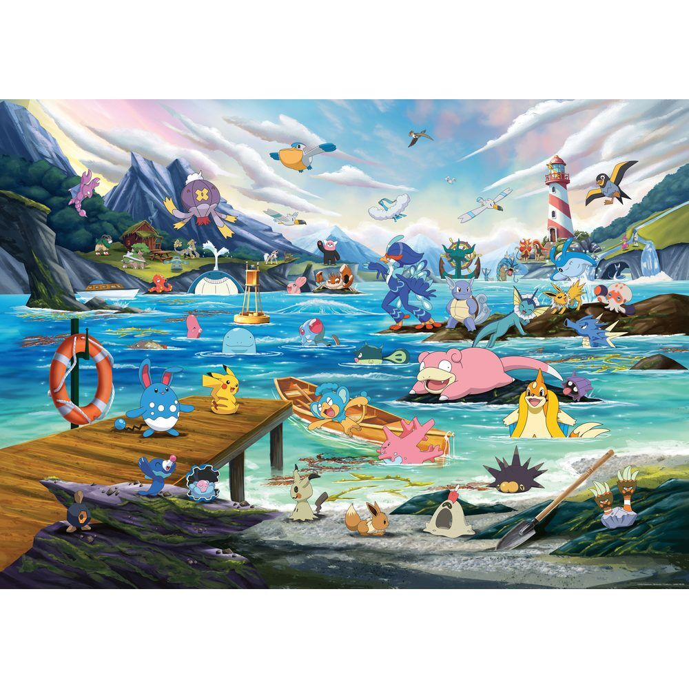 Puzzle Vaporeon y el Mar Templado Pokemon Breakout 3 1000pzs