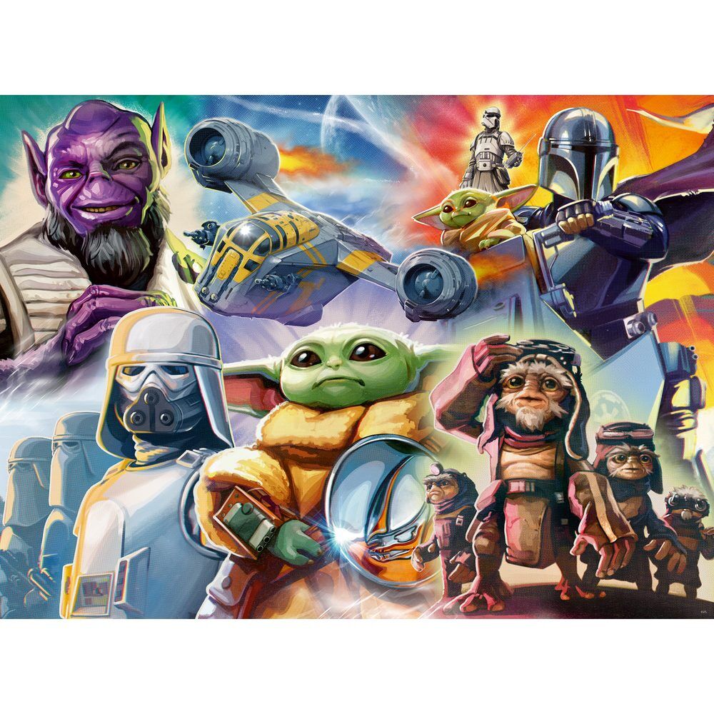 The Mandalorian y Grogu Puzzle (500 Piezas)