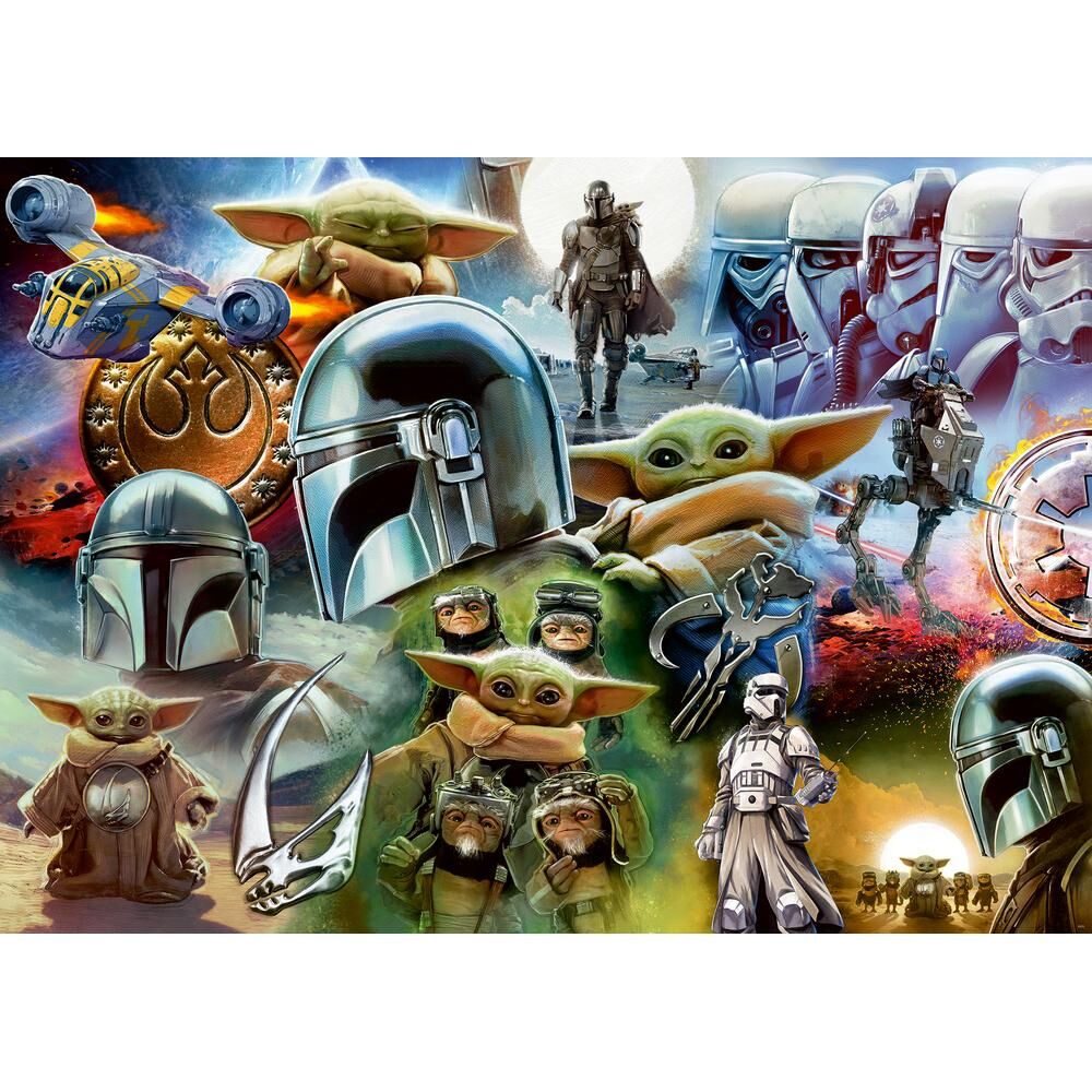 The Mandalorian y Grogu Puzzle (1000 Piezas)