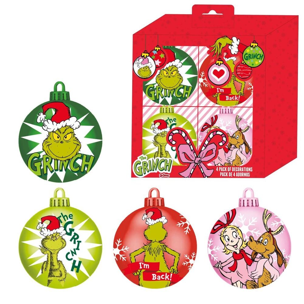 Set bolas Navidad Grinch Frikytopia