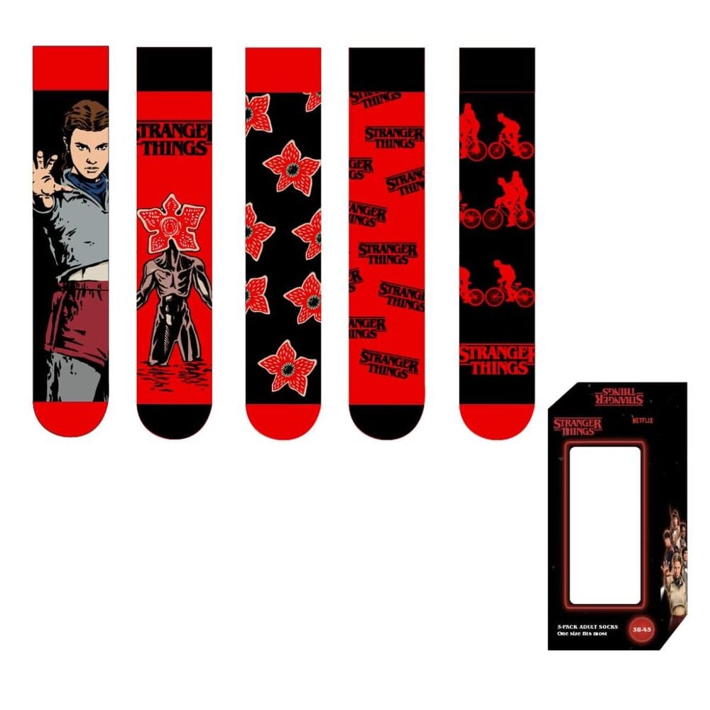 Set 5 calcetines Stranger Things surtido