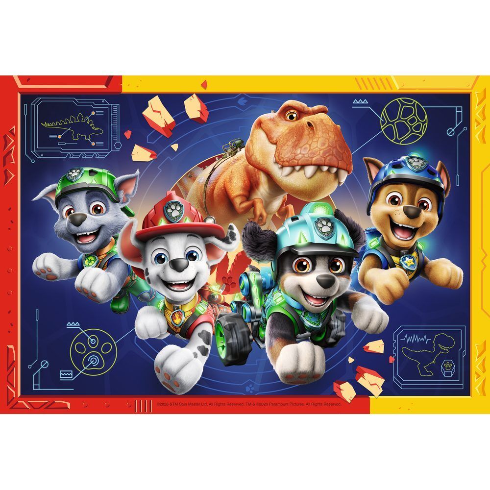 Puzzle Dino Movie Patrulla Canina Paw Patrol 2x12pzs