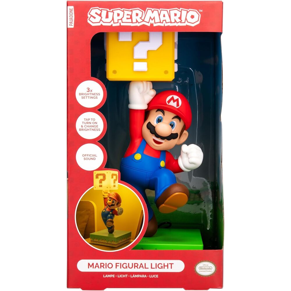Super Mario Lámpara Diorama Mario