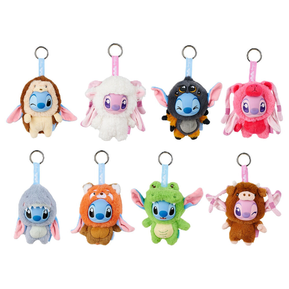 Disney YuYus Llaveros de peluche Wave 2 Stitch & Angel 13 cm Blindbox Display (8)
