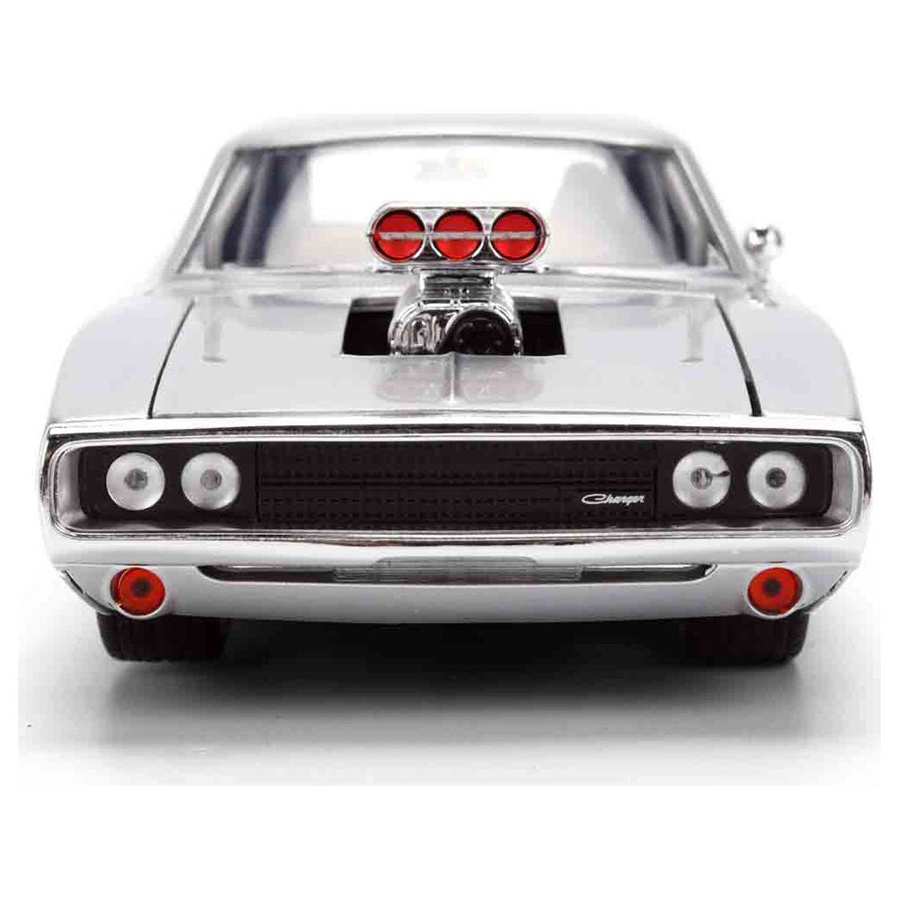 A Todo Gas Diecast Vehículo 1:24 Anniversary Dom's Dodge 19 cm