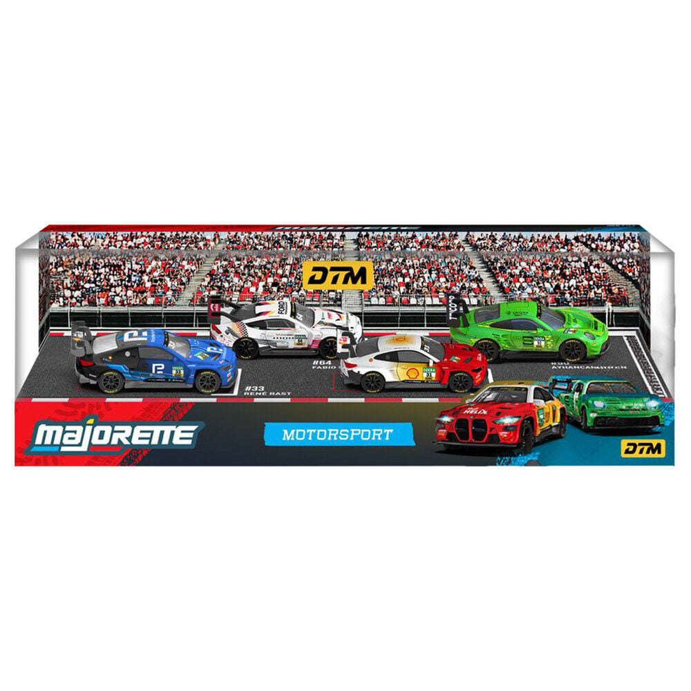 Conjunto 4 carros Motorsport DTM