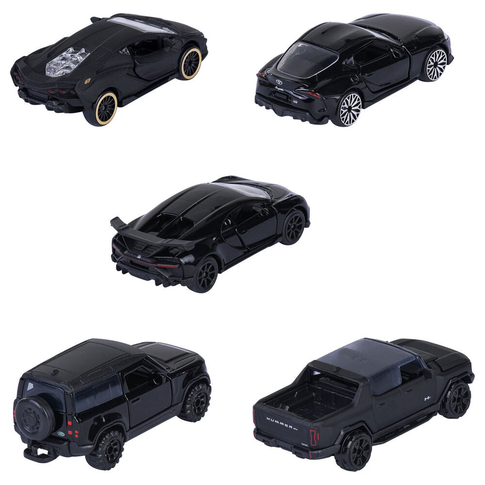 Set 5 coches Negros