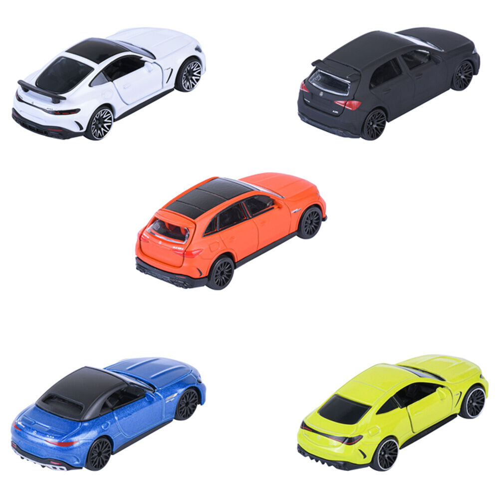 Set 5 coches Mercedes AMG