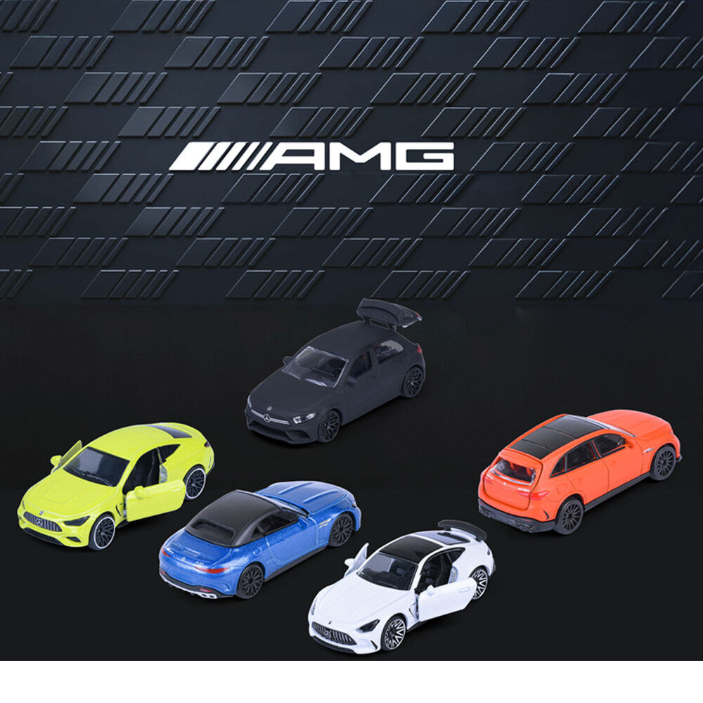 Set 5 coches Mercedes AMG