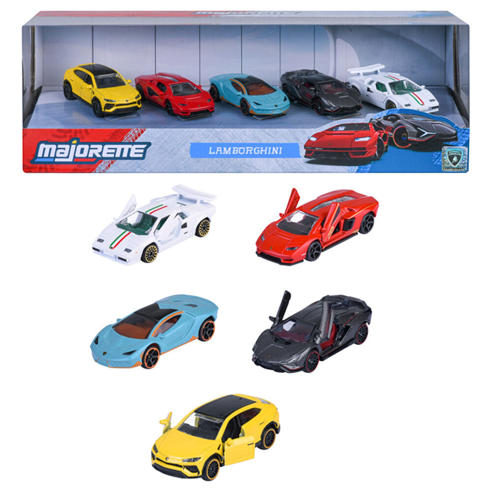 Set 5 coches Lamborghini