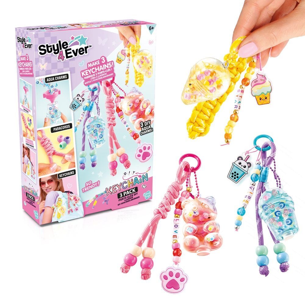 Set 3 Llaveros Style 4Ever Frikytopia