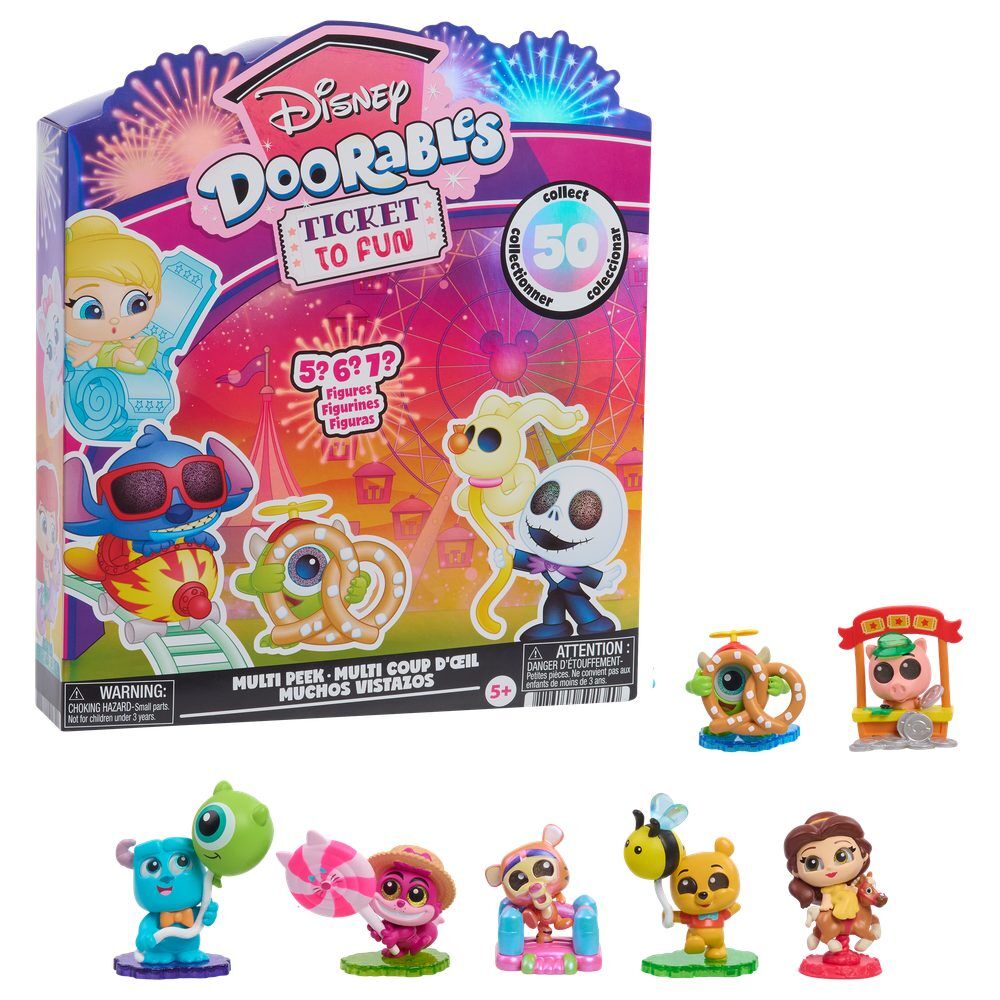 Set figuras sorpresa Ticket to Fun Disney Doorables surtido