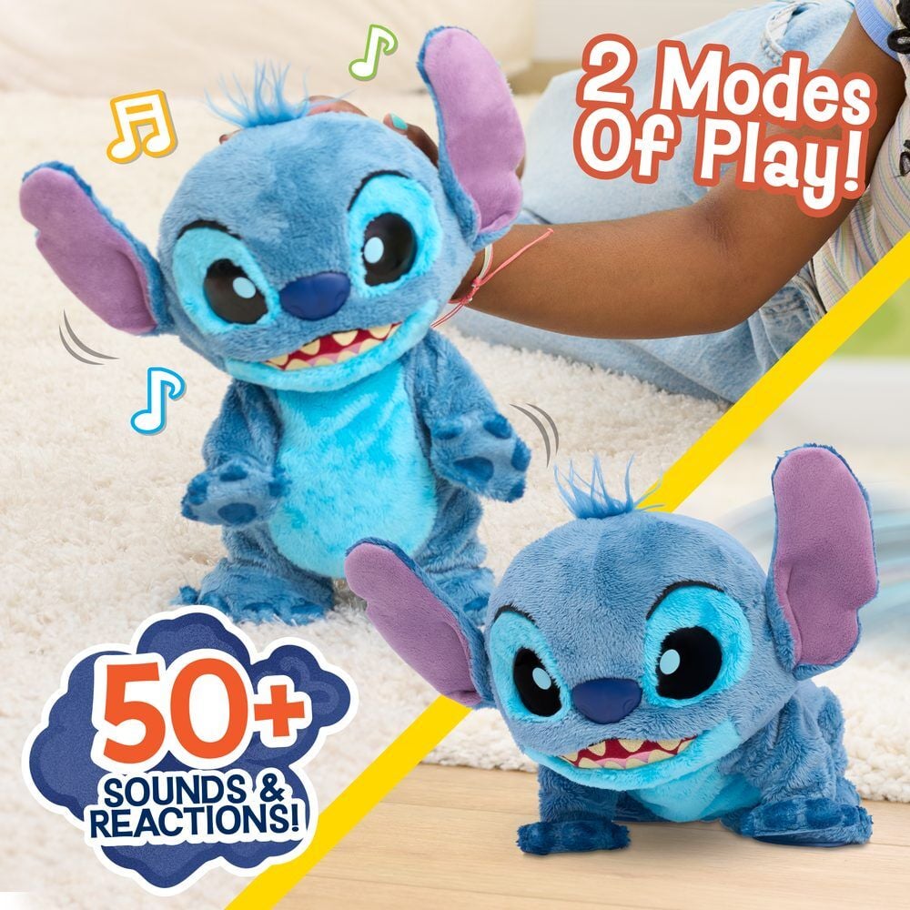 Peluche interativo Double Trouble Stitch Disney