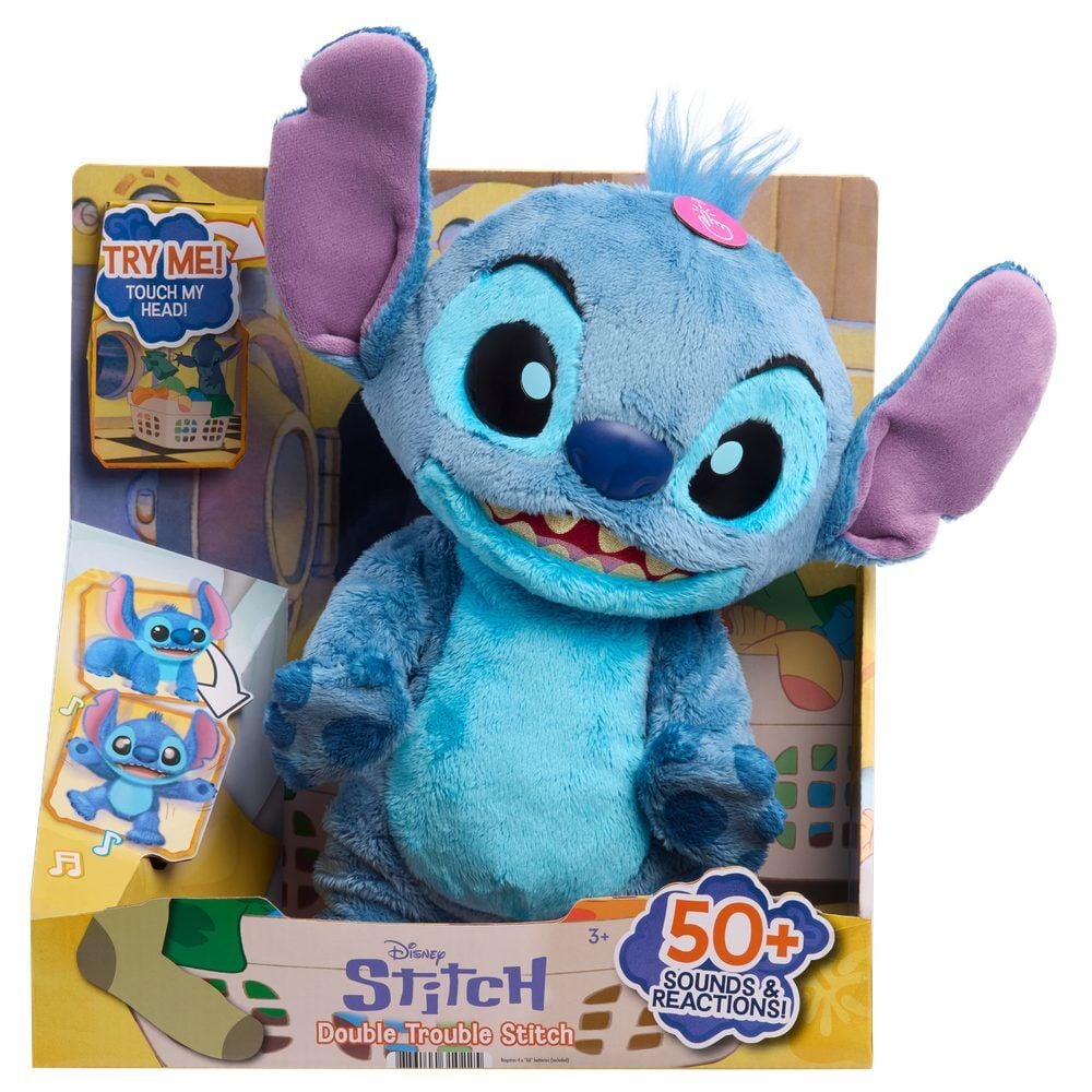 Peluche interativo Double Trouble Stitch Disney