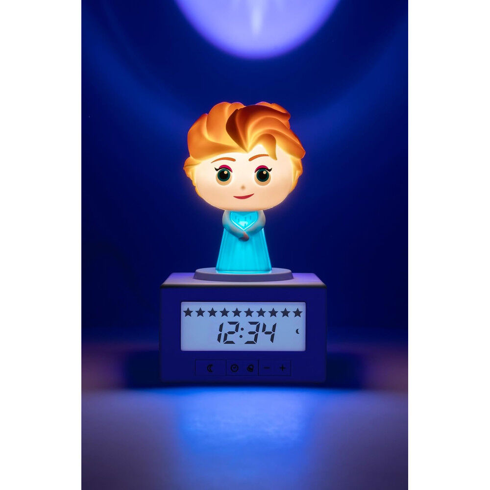 Reloj despertador entrenamiento sueño Elsa Frozen Frikytopia