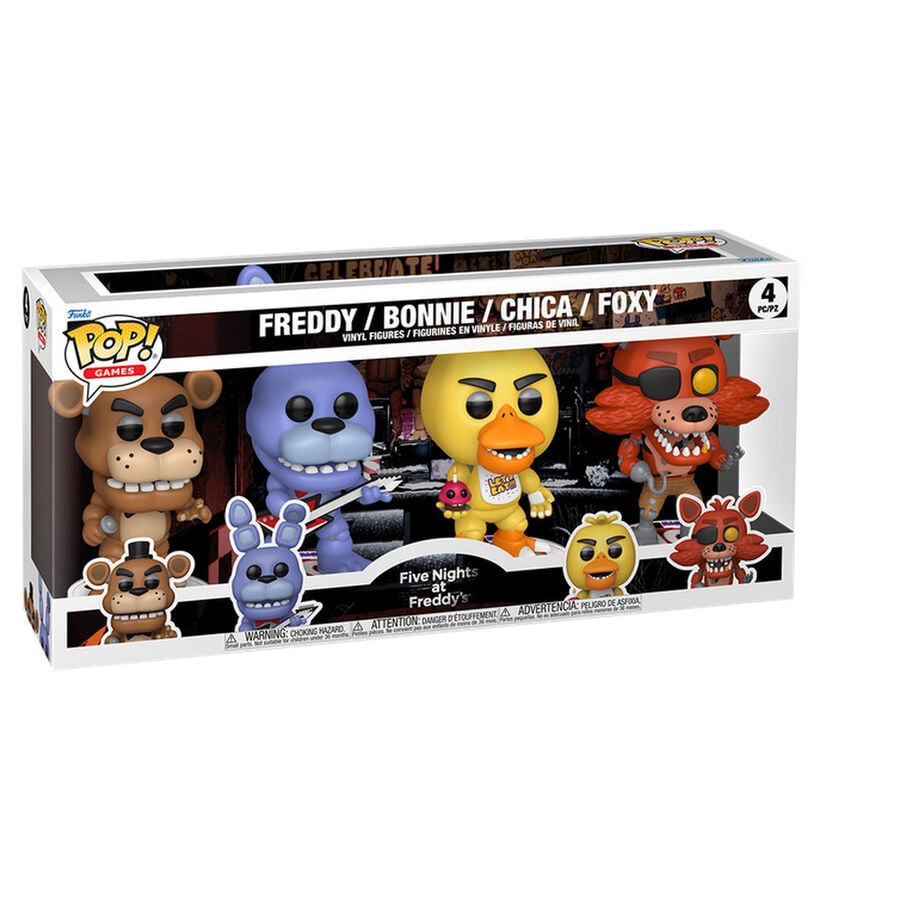 Five Nights at Freddy's Figuras POP! Vinyl 4-Pack Bundle 9 cm