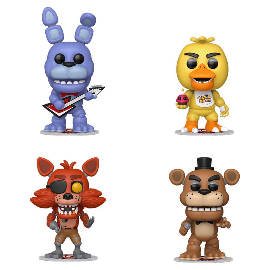 Five Nights at Freddy's Figuras POP! Vinyl 4-Pack Bundle 9 cm