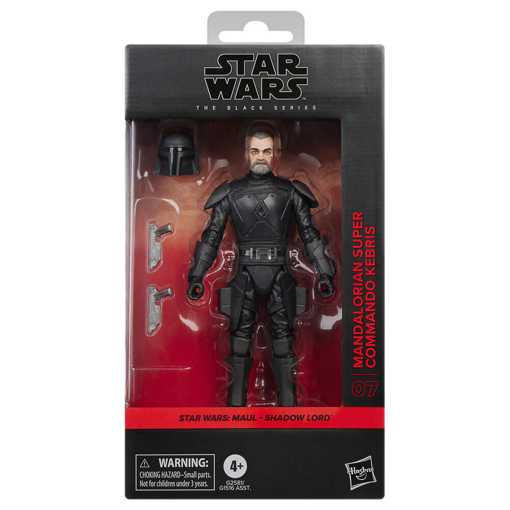Star Wars: Maul – Shadow Lord Black Series Figura Mandalorian Super Commando Kebris 15 cm