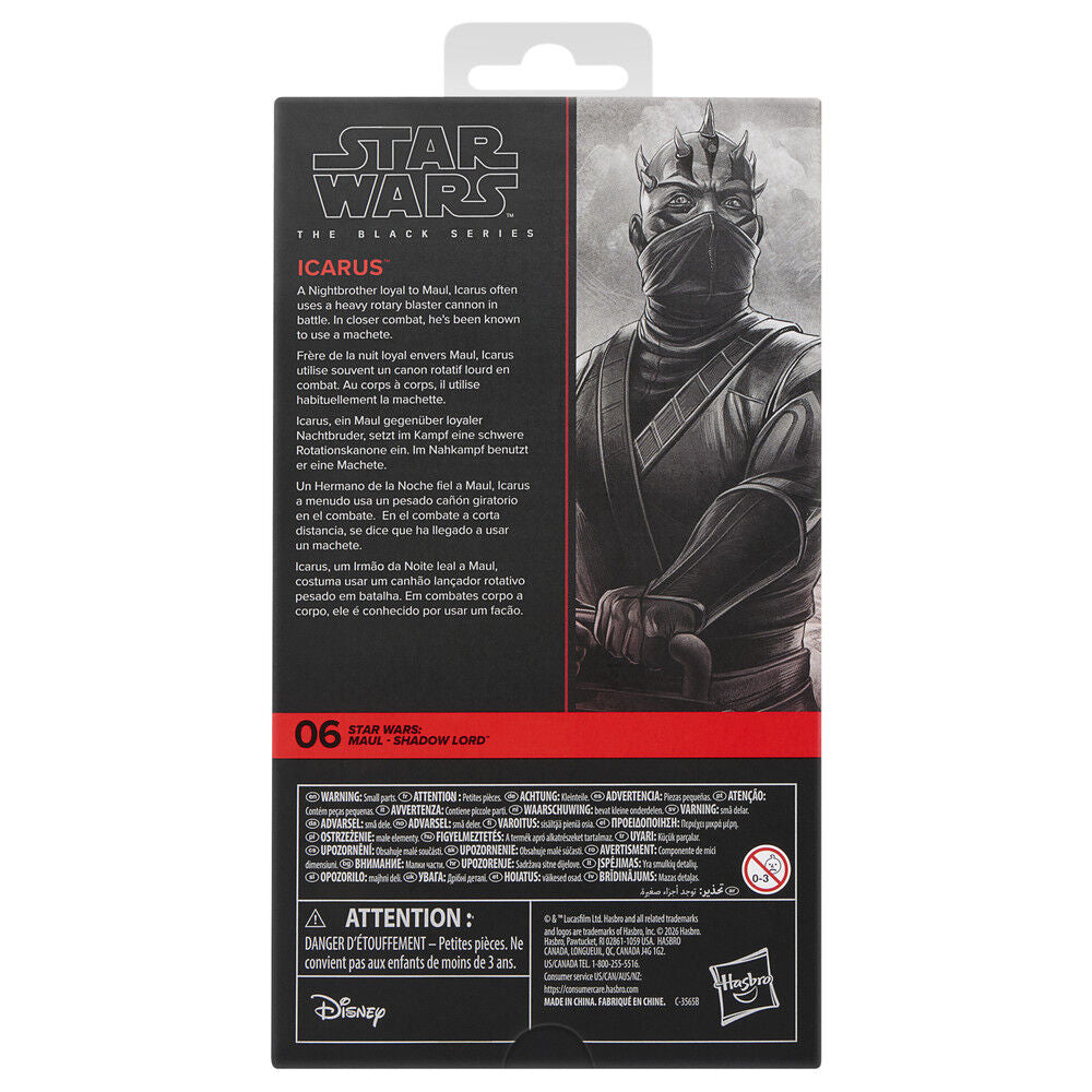 Star Wars: Maul – Shadow Lord Black Series Figura Icarus 15 cm