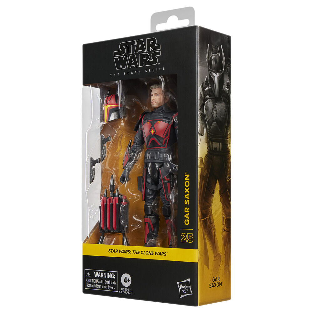Star Wars: The Clone Wars Black Series Figura Gar Saxon 15 cm