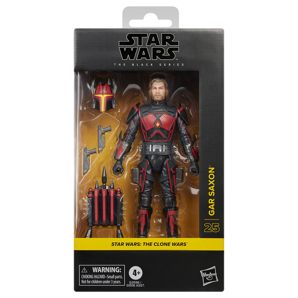 Star Wars: The Clone Wars Black Series Figura Gar Saxon 15 cm