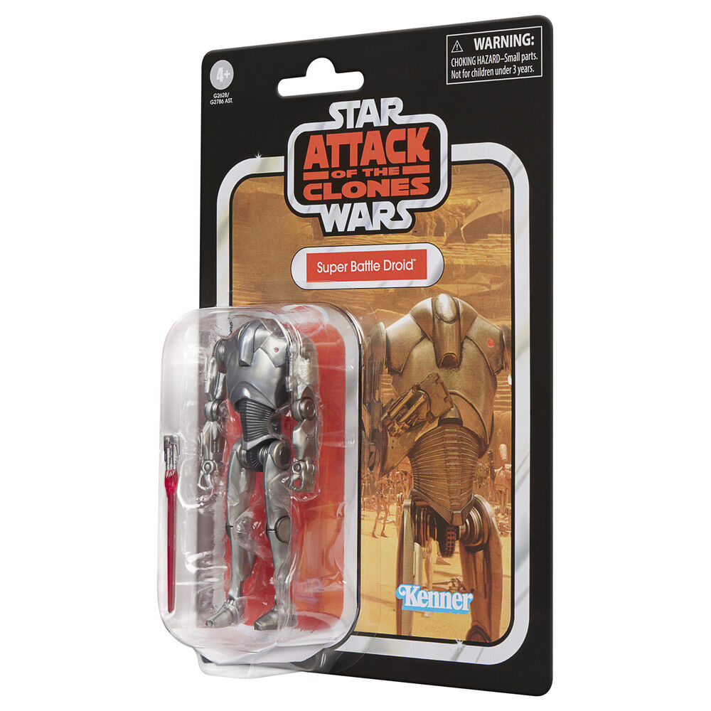 Star Wars Episode II Vintage Collection Figura Super Battle Droid 10 cm