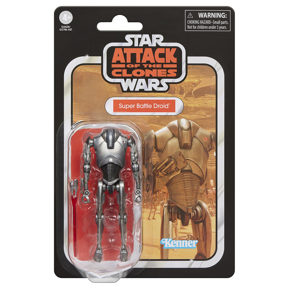 Star Wars Episode II Vintage Collection Figura Super Battle Droid 10 cm