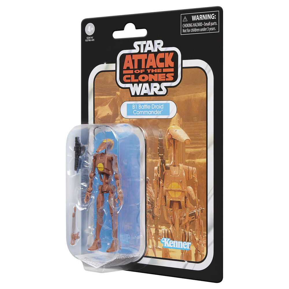 Star Wars Episode II Vintage Collection Figura B1 Battle Droid Commander 10 cm